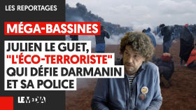 MÉGA-BASSINES : JULIEN LE GUET, "L'ÉCO-TERRORISTE" QUI DÉFIE DARMANIN ET SA POLICE by Le Média