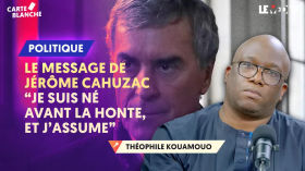 JÉRÔME CAHUZAC : LE GRAND RETOUR MÉDIATIQUE DE L'HOMME « NÉ AVANT LA HONTE » by Le Média