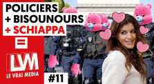 POLICIER + BISOUNOURS + SCHIAPPA by Le Média